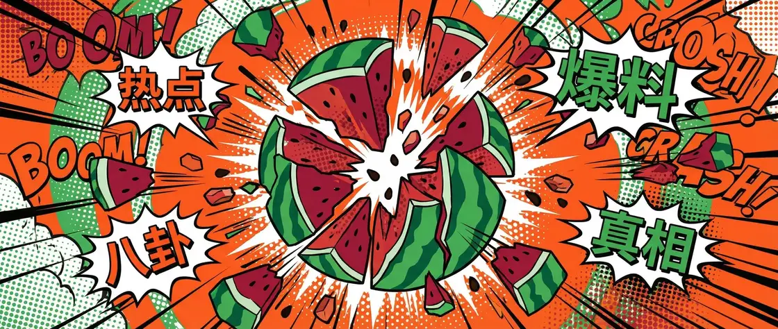 双马尾 今日头瓜爆炸漫画横幅
